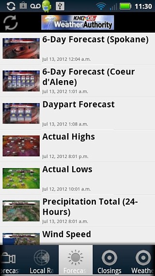 KHQ Weather Authority截图10