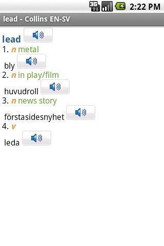 英语-瑞典迷你字典截图1