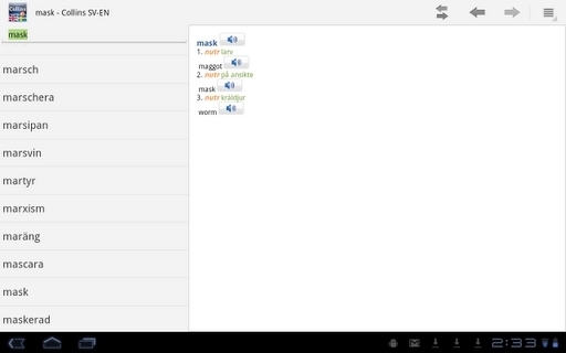 英语-瑞典迷你字典截图3