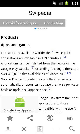 Swipedia - Wikipedia &amp; Style截图2
