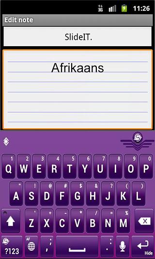 SlideIT Afrikaans Pack截图4