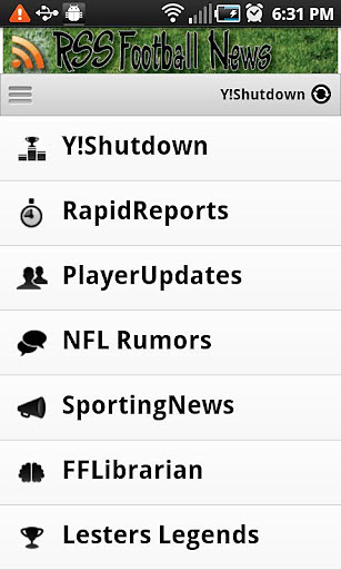 RSS Football News截图2