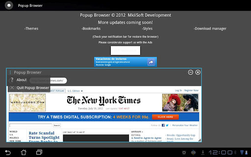 Popup Browser BETA截图3