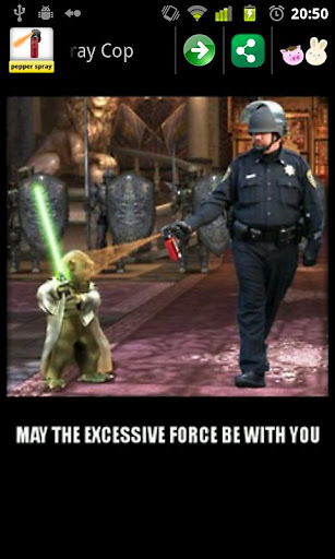 Pepper Spray Cop meme截图4