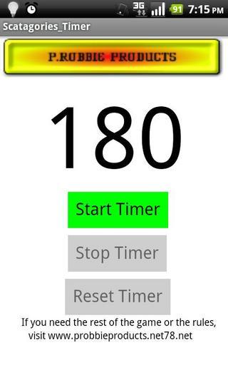 Scattergories Timer截图2