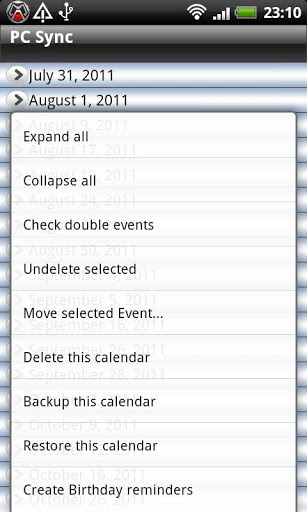 Calendar Repair Free截图3