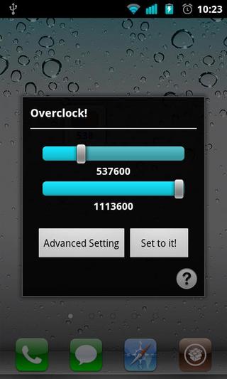 超频降频工具Overclock Widget截图4