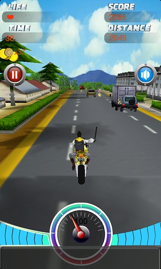 Crazy Moto 3D截图2