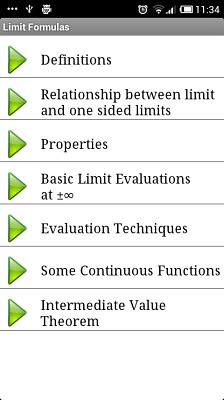 Limits Formulas 1.1截图3