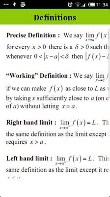 Limits Formulas 1.1截图4