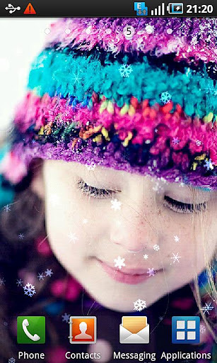 Photo Snow Live Wallpaper截图3