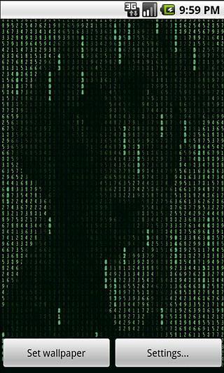 Matrix Stream Wallpaper Free截图3