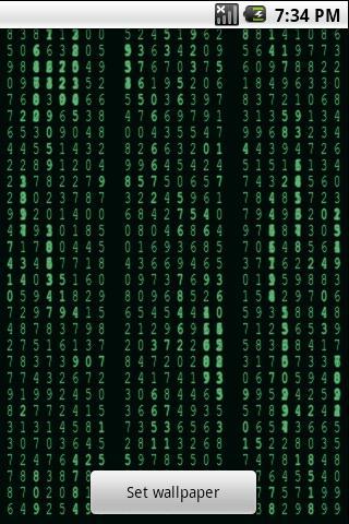 Matrix Stream Wallpaper Free截图8