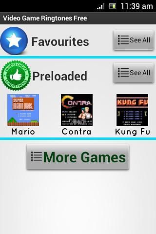 Video Game Ringtones Free截图3