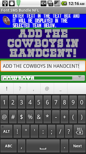Font SMS Bundle NFL截图2