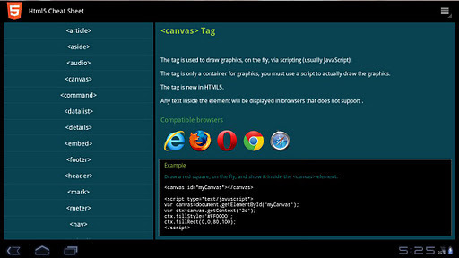 Html5 Cheat Sheet截图2
