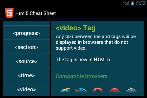 Html5 Cheat Sheet截图3