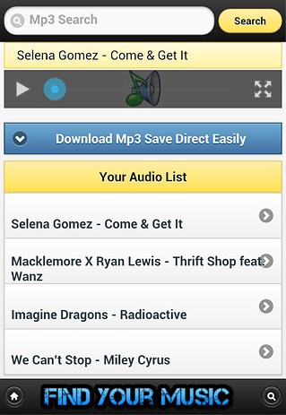 Music Search Listen Downloader截图2