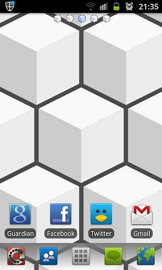 Cube HD Go Launcher Theme截图1