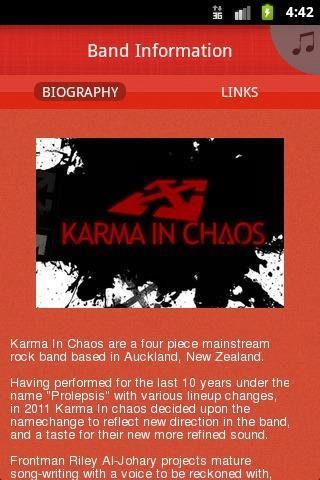 Karma In Chaos音乐截图2