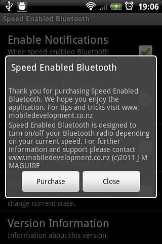 Speed Enabled Bluetooth Trial截图2