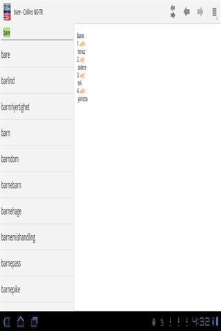 挪威-土耳其迷你词典截图2