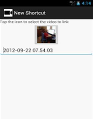 Video Shortcut Widget截图1