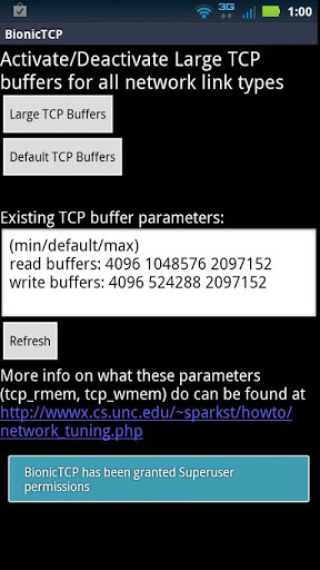 Bionic TCP Buffer Tweak截图1