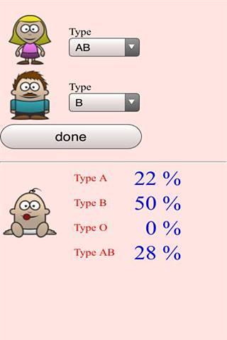 子どもの血液型確率截图3