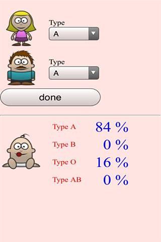 子どもの血液型確率截图5