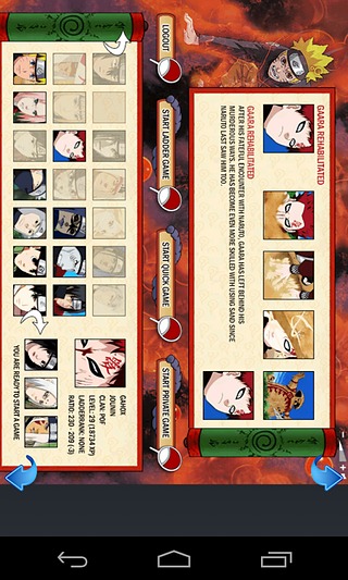 Naruto Arena Android Free Game截图3