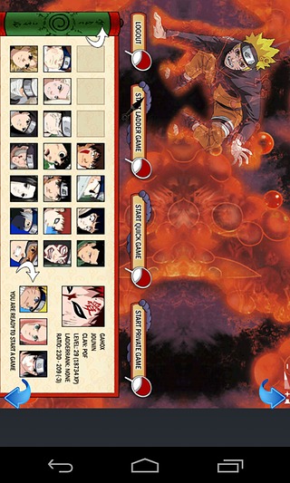 Naruto Arena Android Free Game截图4