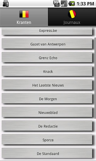Kranten BE (Belgi&euml; nieuws)截图3