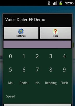 Voice Dialer EF Demo截图2