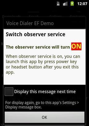 Voice Dialer EF Demo截图3