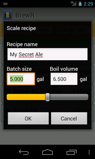 BrewR - Beer Recipe Manager截图7