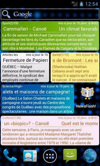 NewsFlash! Canada Française截图2