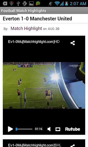 Watch Football Highlights截图3