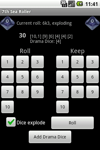 7th Sea Dice Roller截图1