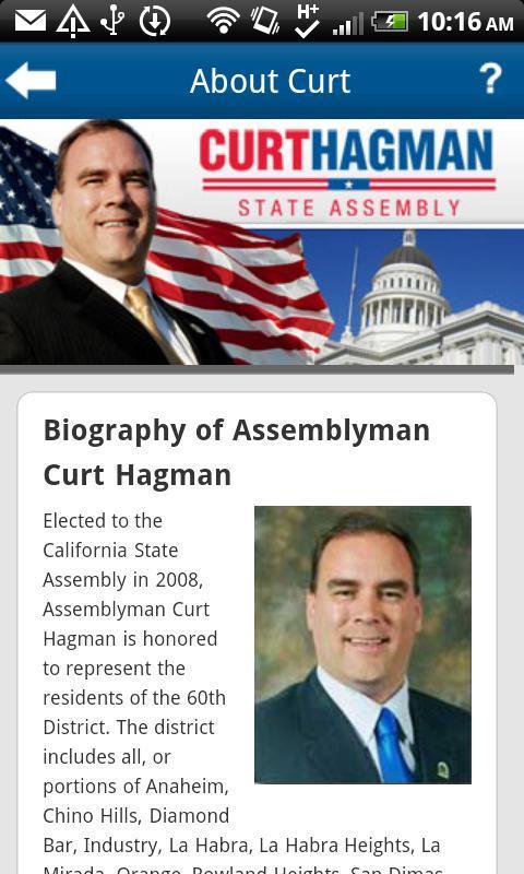 Curt Hagman for Assembly截图5