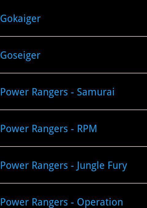 Power Rangers verUSA Album截图3