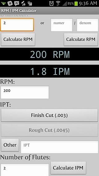 Machine Tool Calculator截图1