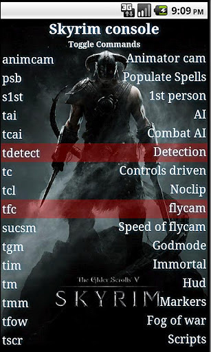 Skyrim console commands截图4