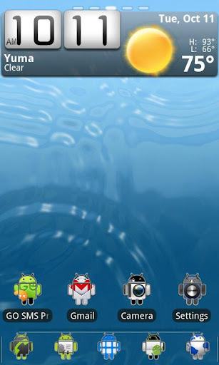 Androidified GO Theme Free截图1