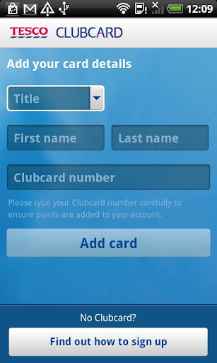 Tesco Clubcard截图1