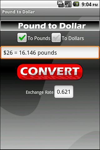 Pound to Dollar Lite截图1