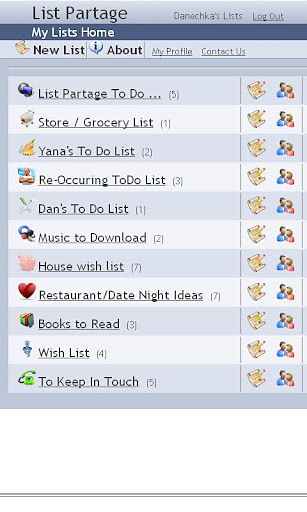 List~Partage (Share Lists)截图2