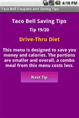 Taco Bell Coupons & Savings截图5