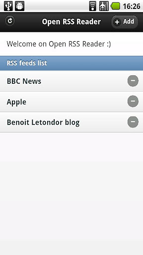 Open RSS Reader截图2