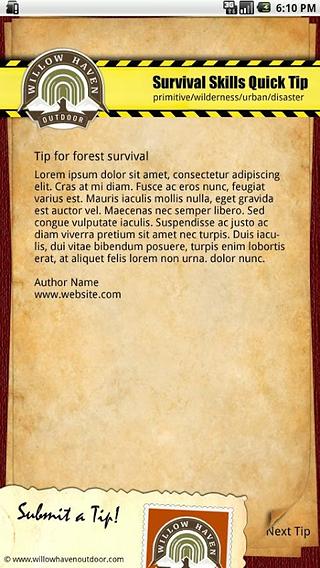 Daily Survival Tip截图1